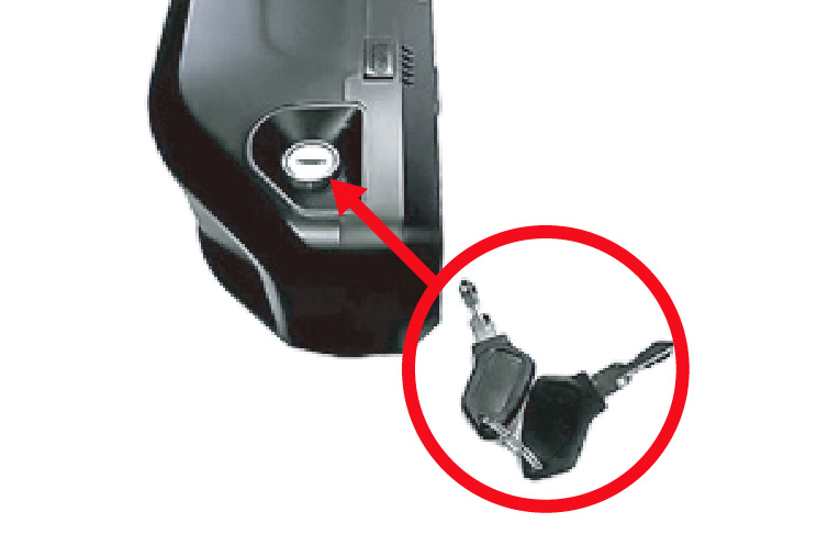 バッテリーキー