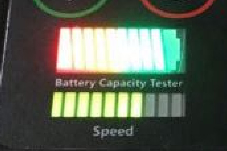 バッテリー残量表示部